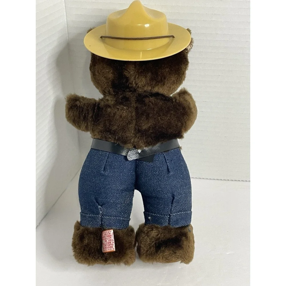 Vintage Smokey the Bear 1983 Plush Stuffed Animal R. Dakin & Company Hat